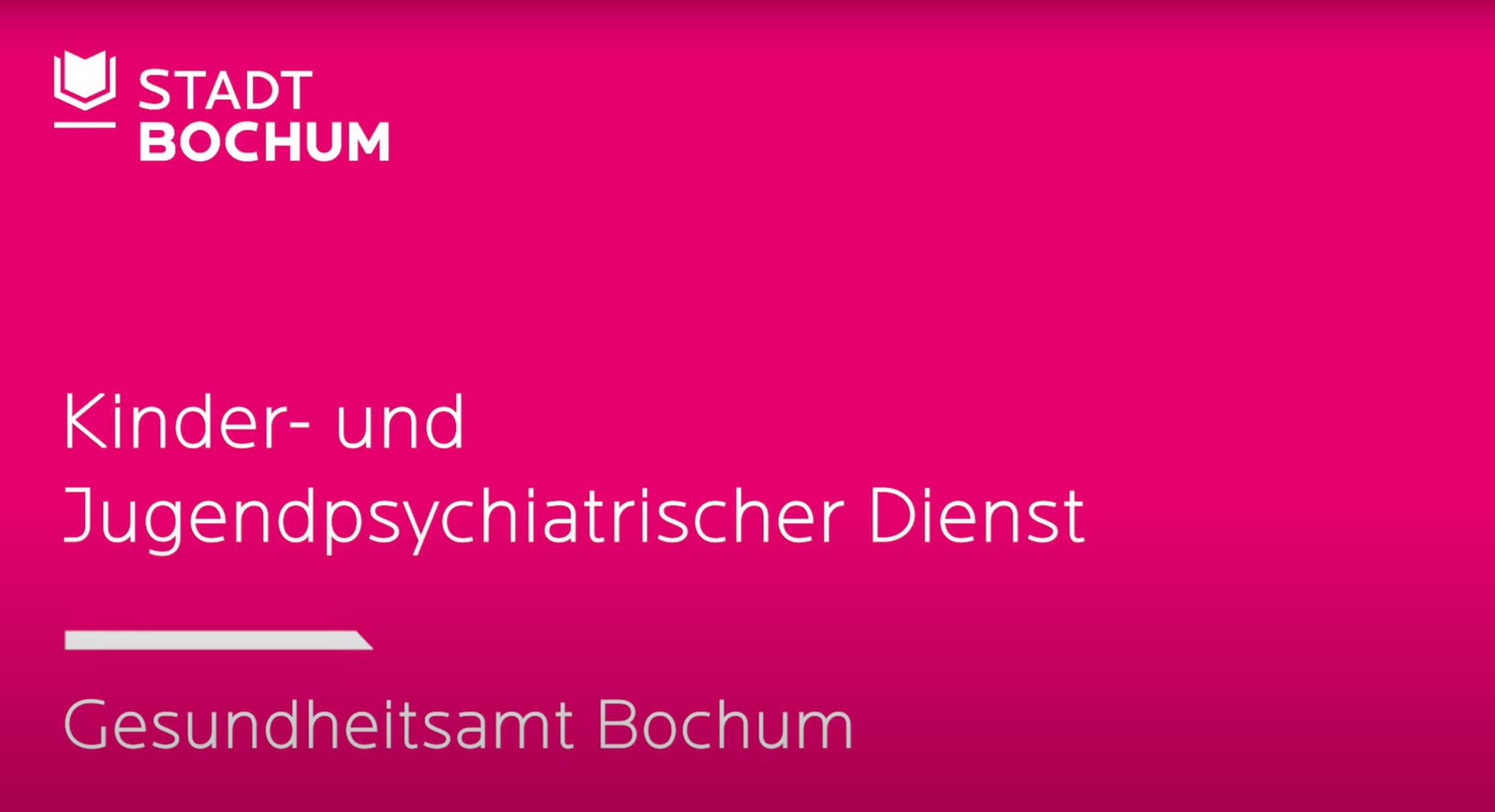 Kinder- Und Jugendpsychiatrischer Dienst | Stadt Bochum